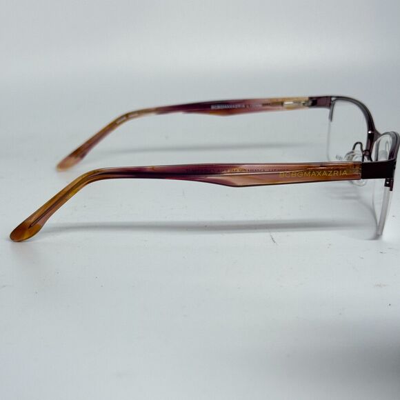 BCBG MAXAZRIA Milena Chestnut Womens Rectangle Eyeglasses 52-17-130 H16627 - Picture 4 of 8
